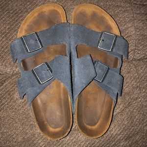 Birkenstock suede sandals 39 soft footbed